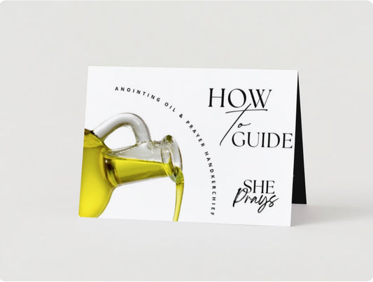 How to Guide Anointing Oil & Prayer Handkerchief